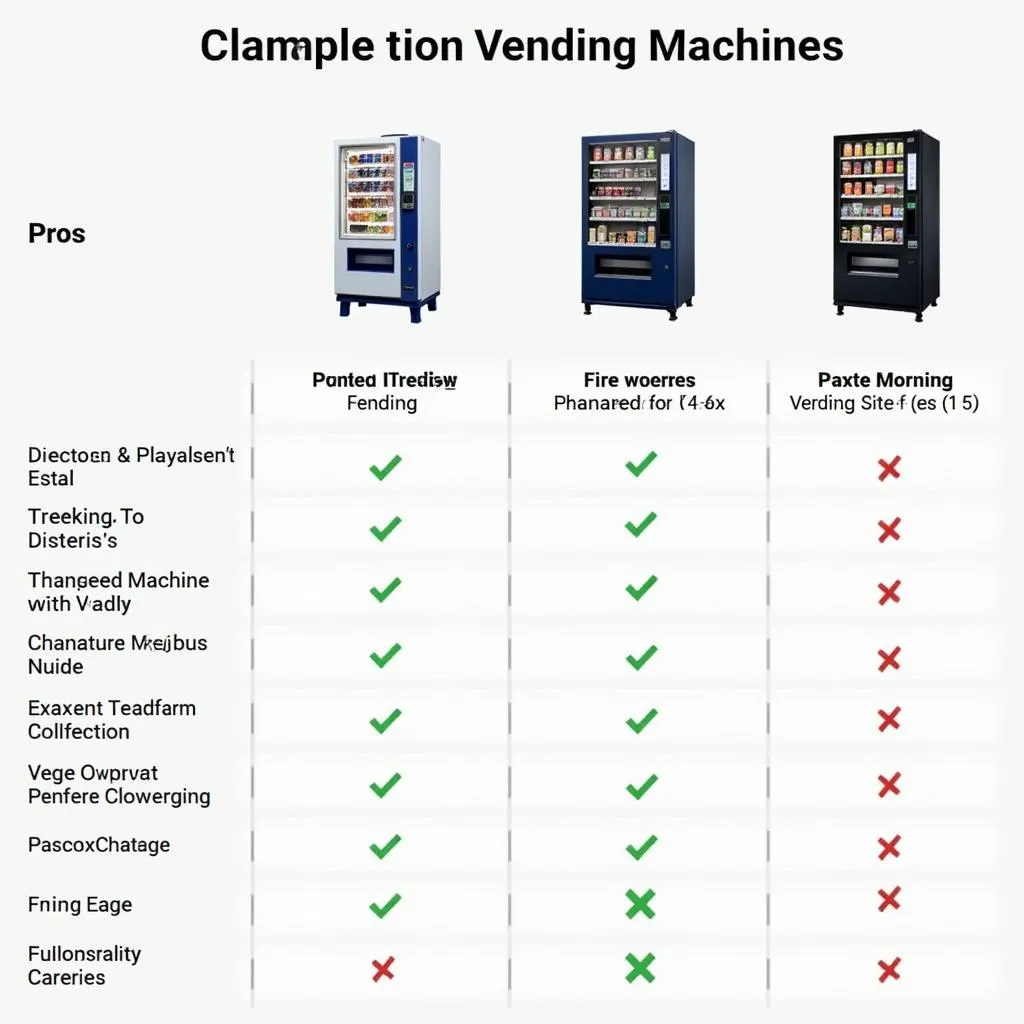 So sánh giá máy bán hàng tự động