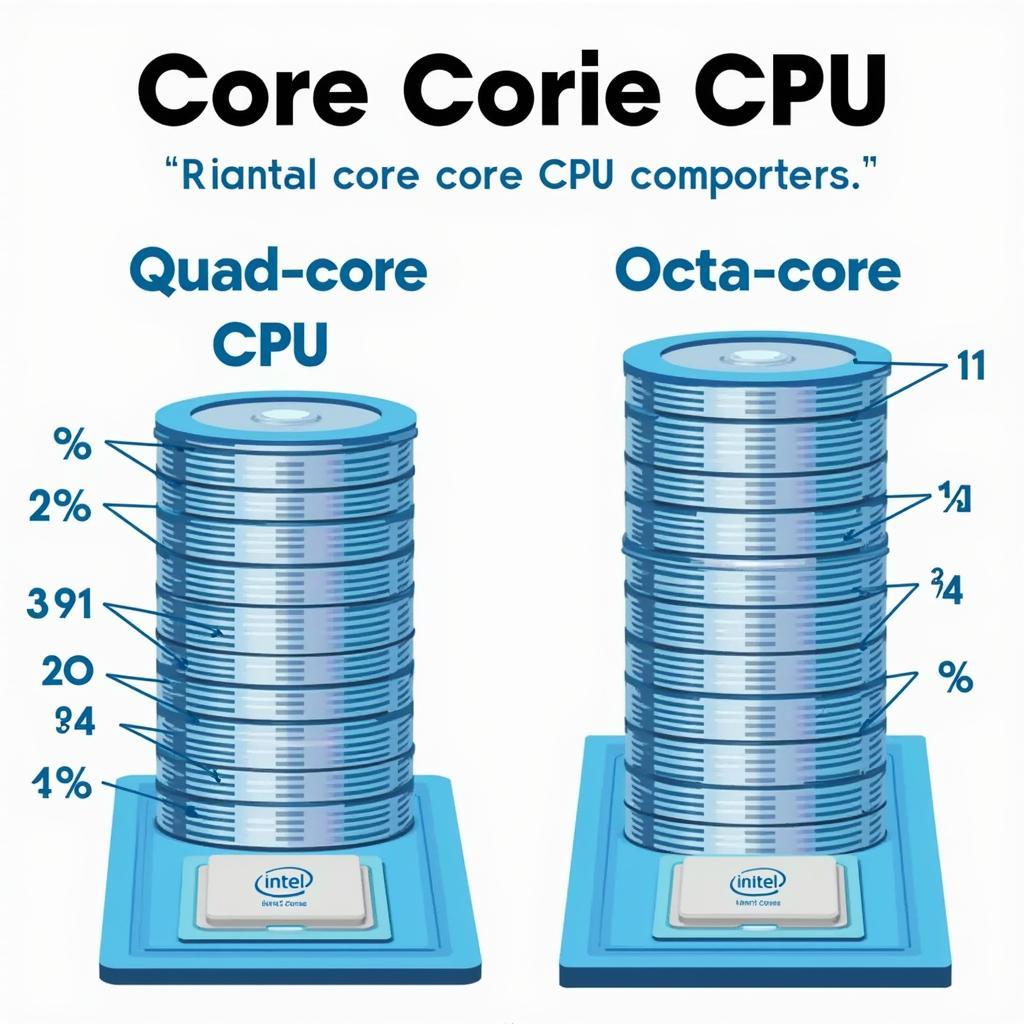 So sánh số lõi CPU