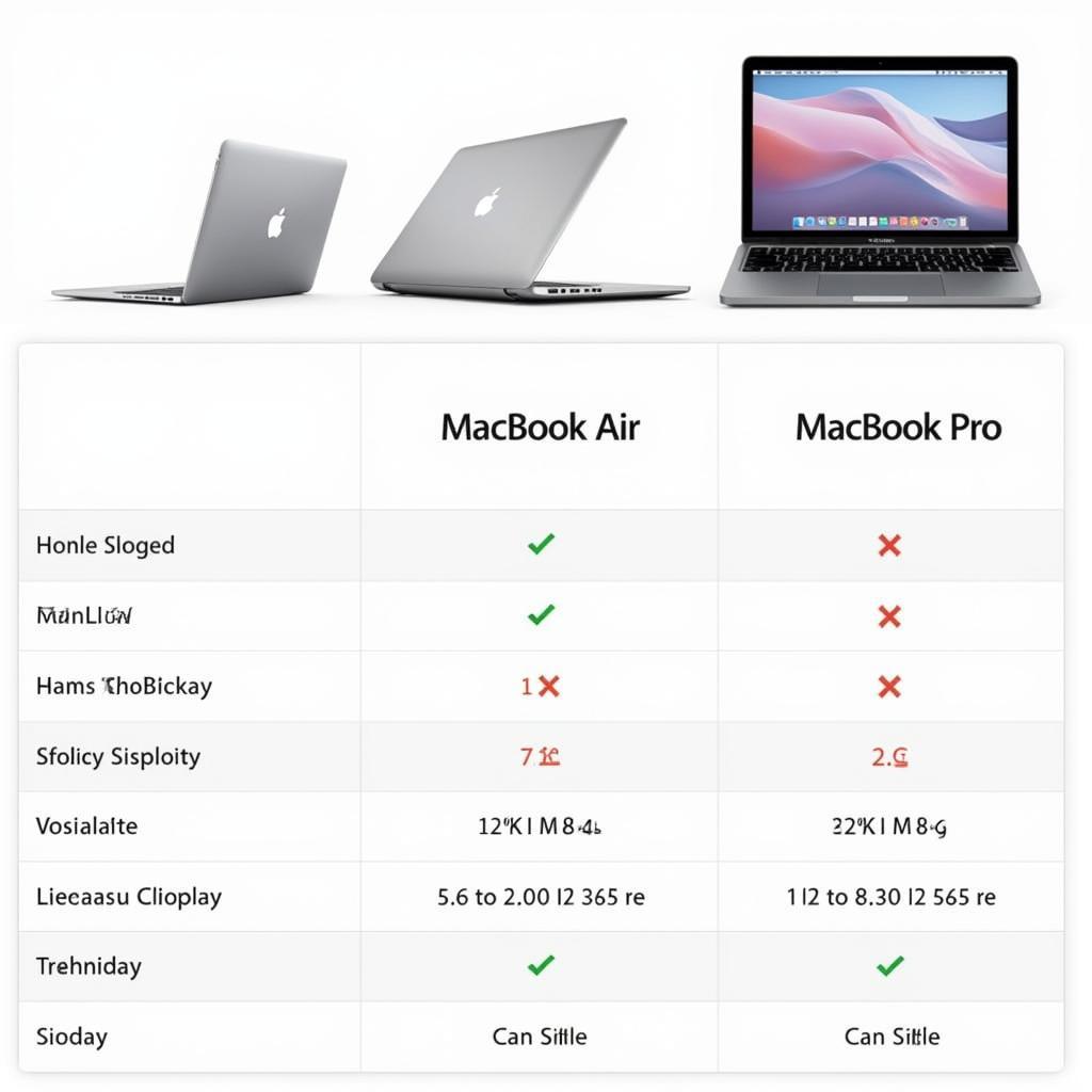 So sánh Macbook 12 inch với các dòng MacBook khác