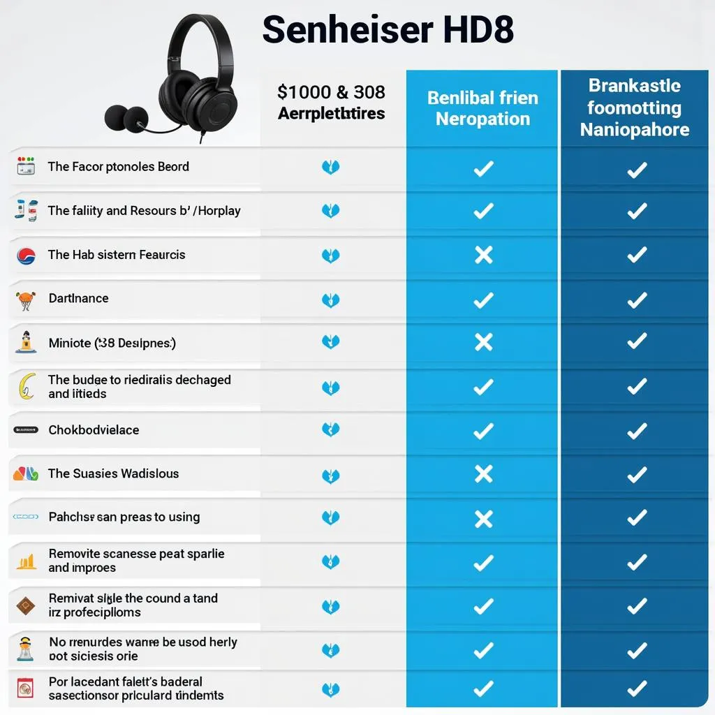 So sánh Sennheiser HD8 với các đối thủ cạnh tranh