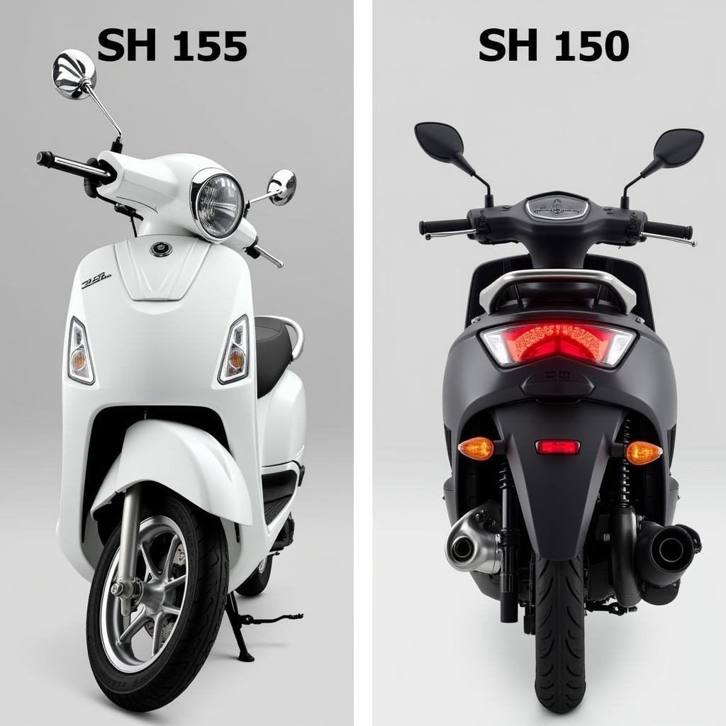 So sánh thiết kế SH 125 và 150 2017