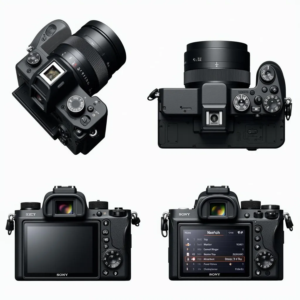 Sony A6000 from different angles