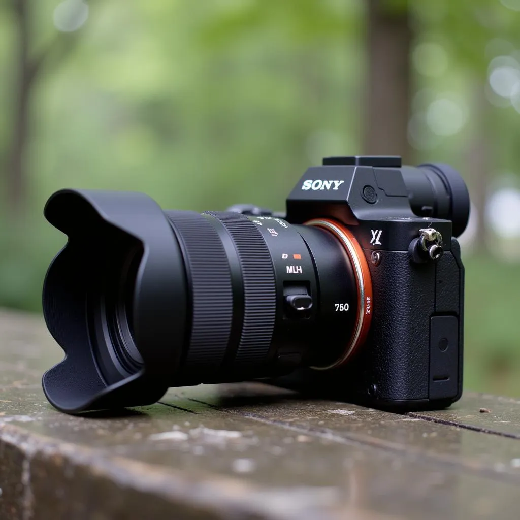 Sony A6300 được kết hợp với ống kính zoom đa năng