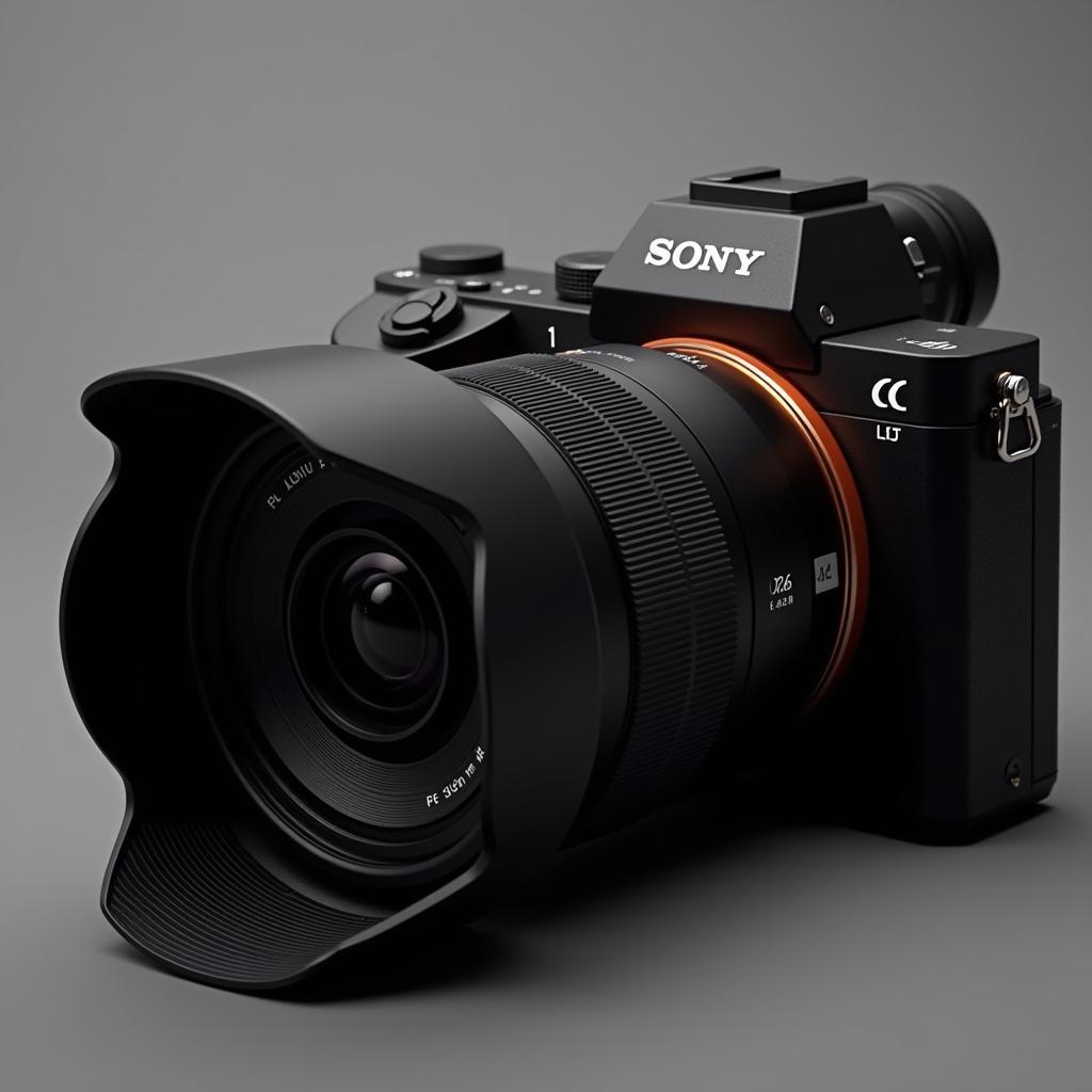 Sony FE 24-105mm f/4 G OSS trên máy ảnh