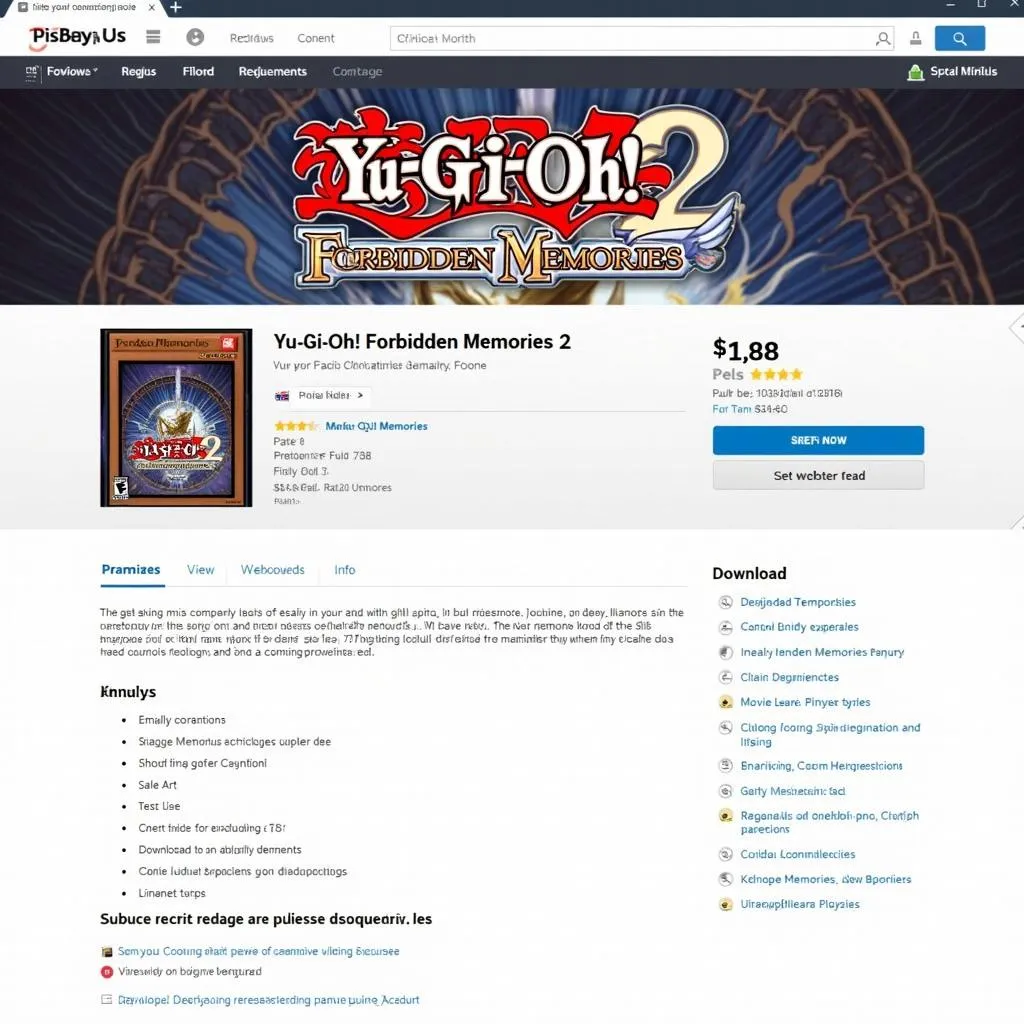 Tải game Yu-Gi-Oh! Forbidden Memories 2 trên PC