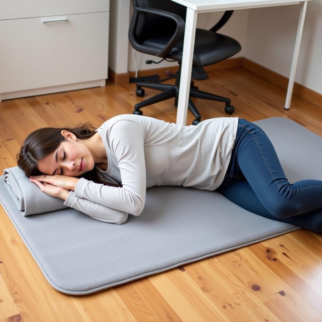 Comfortable office nap mat