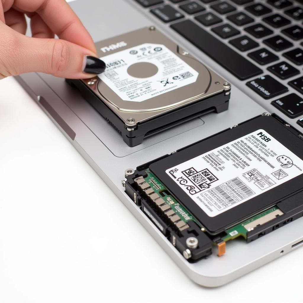 Thay thế ổ cứng HDD bằng SSD Macbook Pro 2014