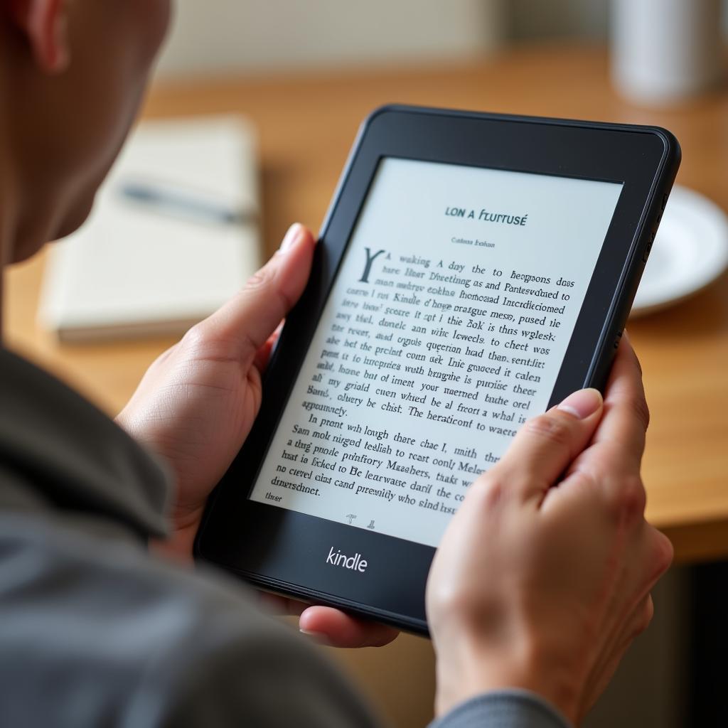 Trải nghiệm đọc sách trên Kindle Amazon 3