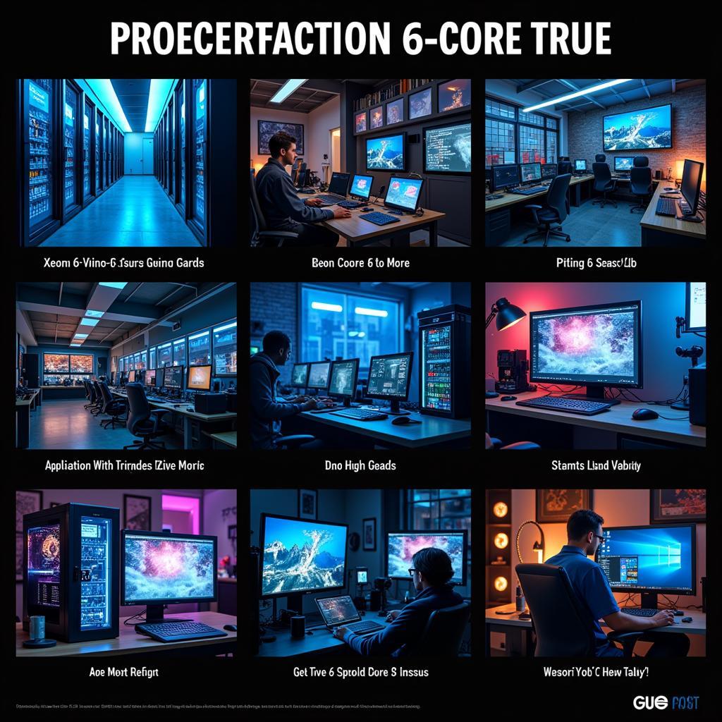 Ứng dụng Xeon 6 core