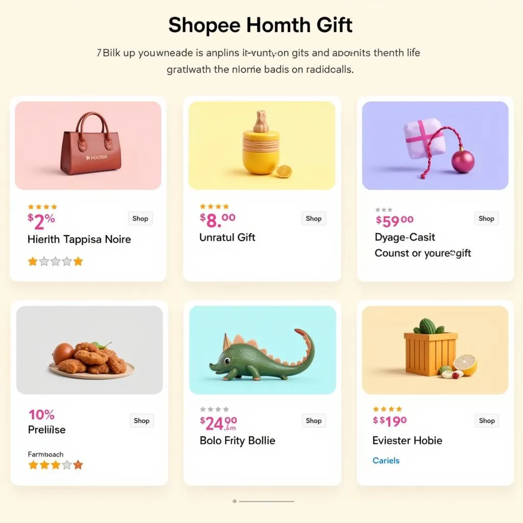 Hình ảnh minh họa cho một tài khoản Shopee có nhiều voucher, điểm tích lũy, hoặc quà tặng hấp dẫn