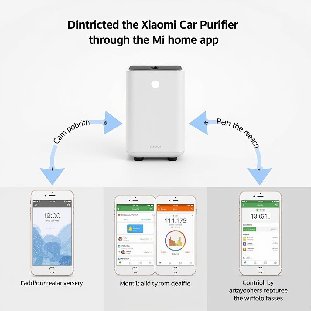 Điều khiển Xiaomi Car Purifier dễ dàng qua App Mi Home