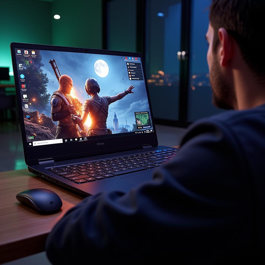 Xiaomi laptop gaming 2018 chơi game