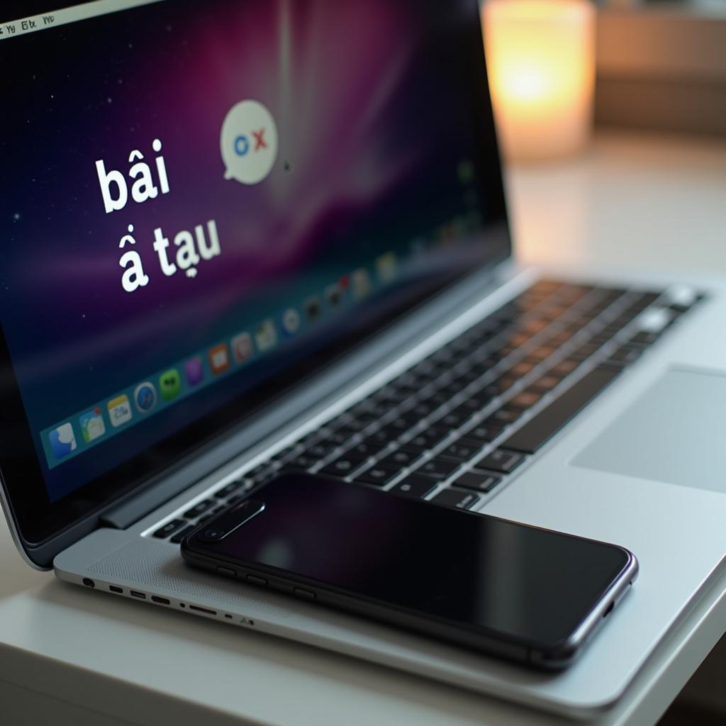 Bàn phím máy tính và điện thoại