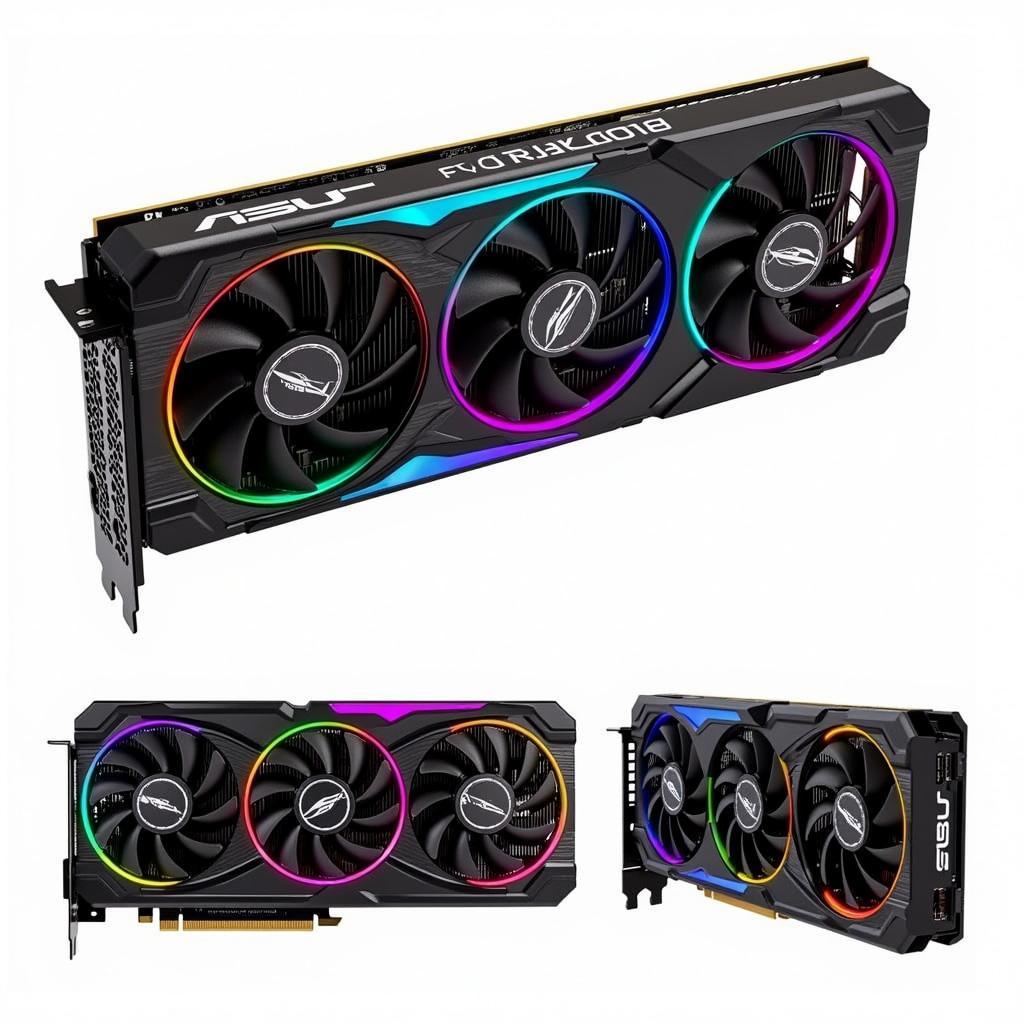 Thiết kế Asus GTX 1080 Strix OC