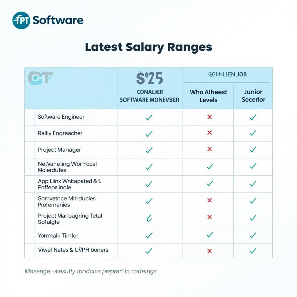 Bảng Lương FPT Software Mới Nhất