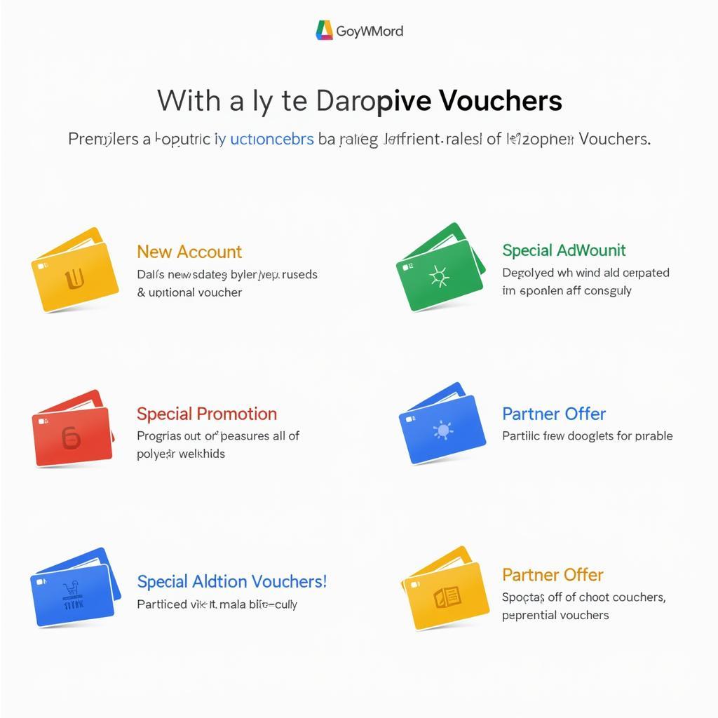 Các loại Google AdWords Voucher phổ biến