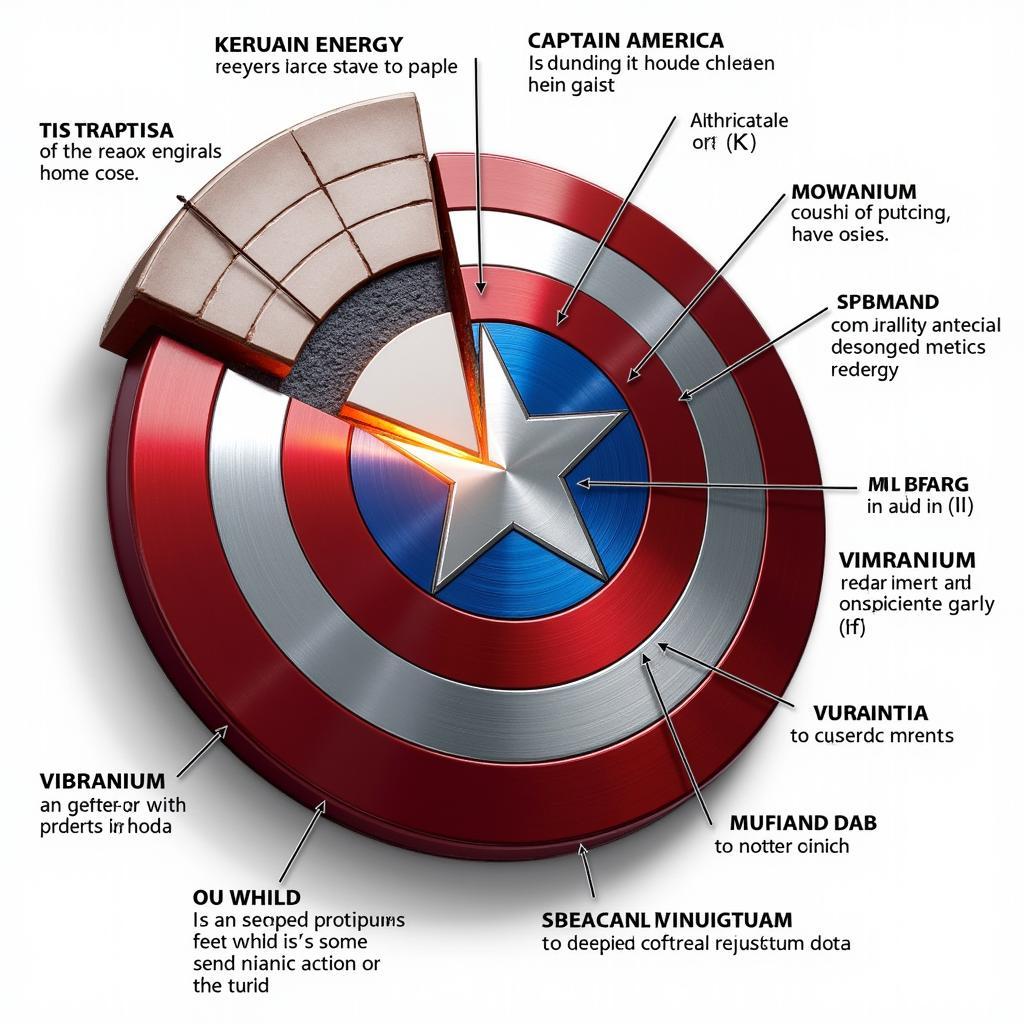 Cấu tạo khiên Captain America từ Vibranium