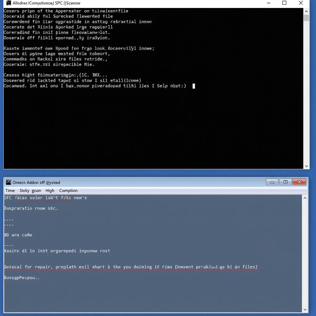 Chạy lệnh SFC /scannow trong Command Prompt