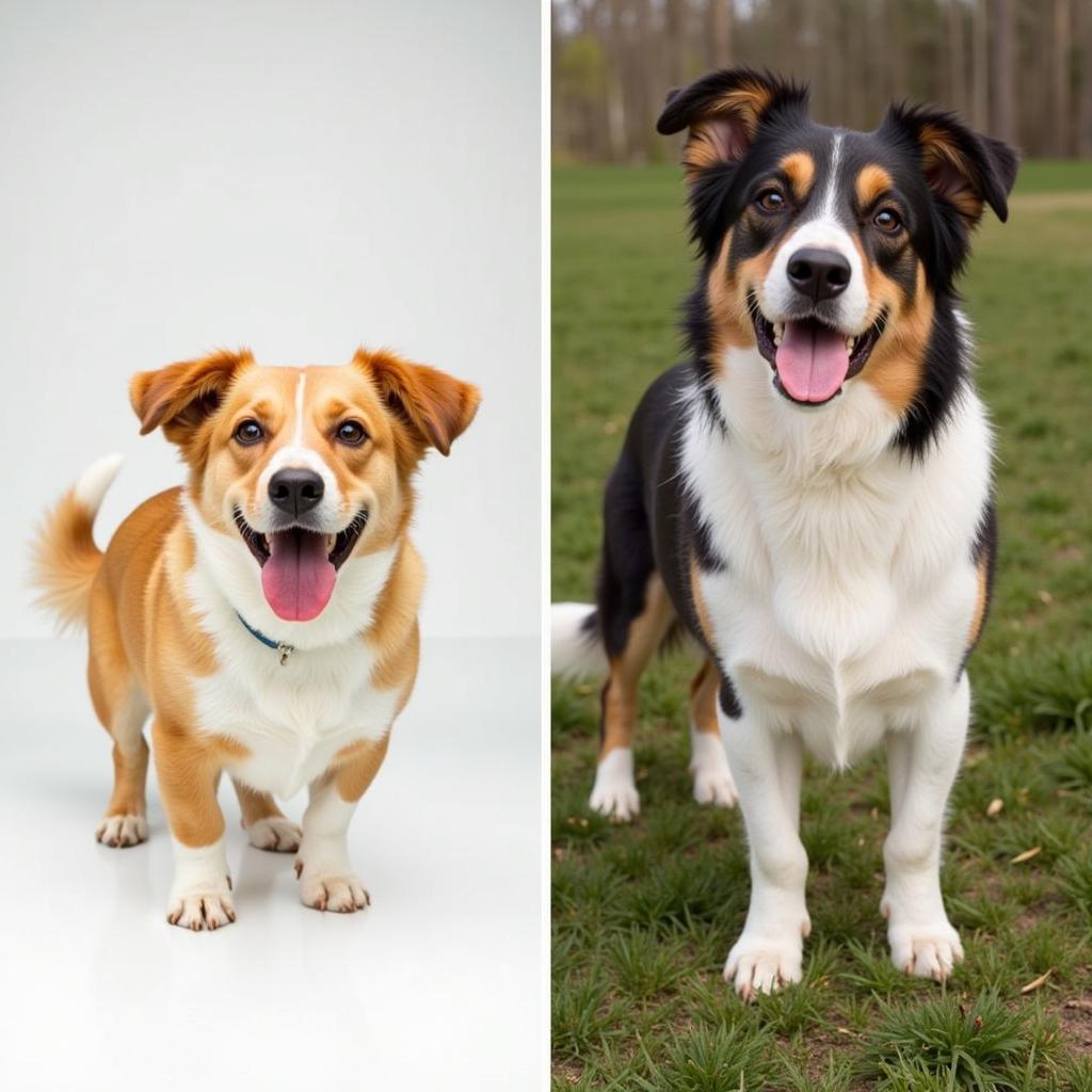 Chó Corgi và Australian Shepherd - hai giống chó đuôi cụt phổ biến