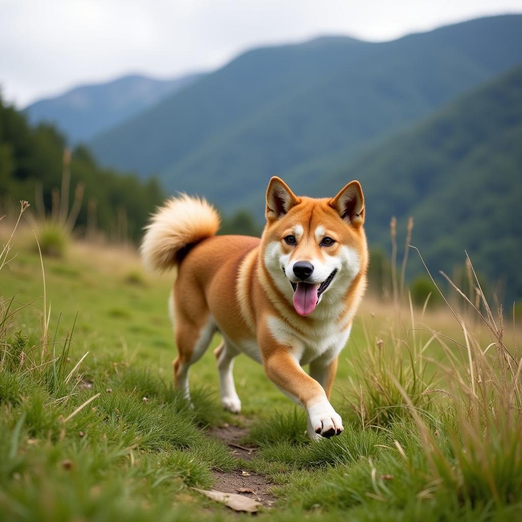 Chó Shiba Inu trong môi trường sống tự nhiên