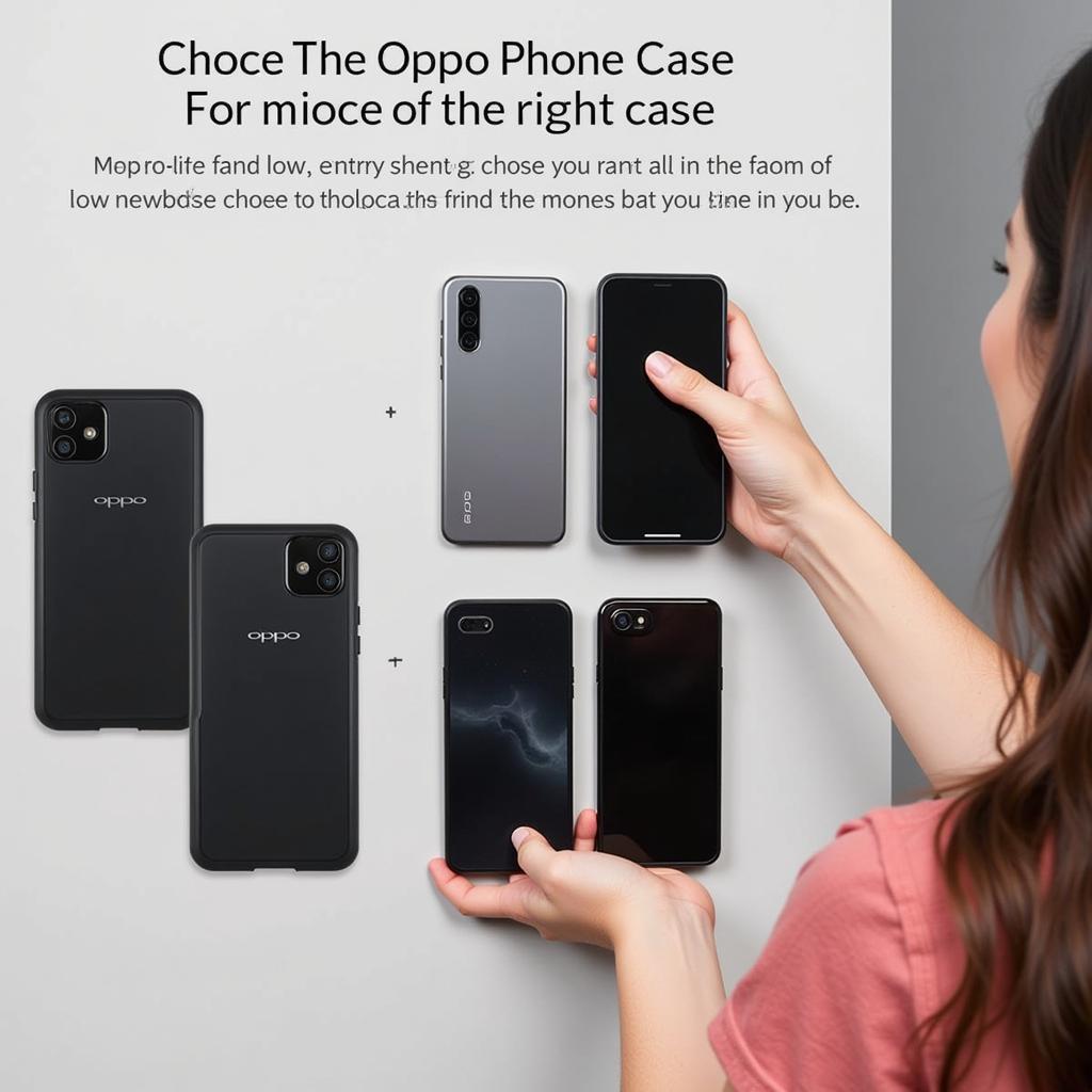 Chọn áo Oppo phù hợp