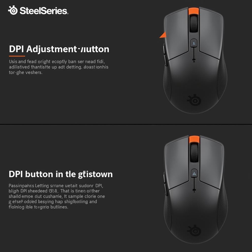 Chuột SteelSeries Rival 100 IPS: Tùy Chỉnh DPI