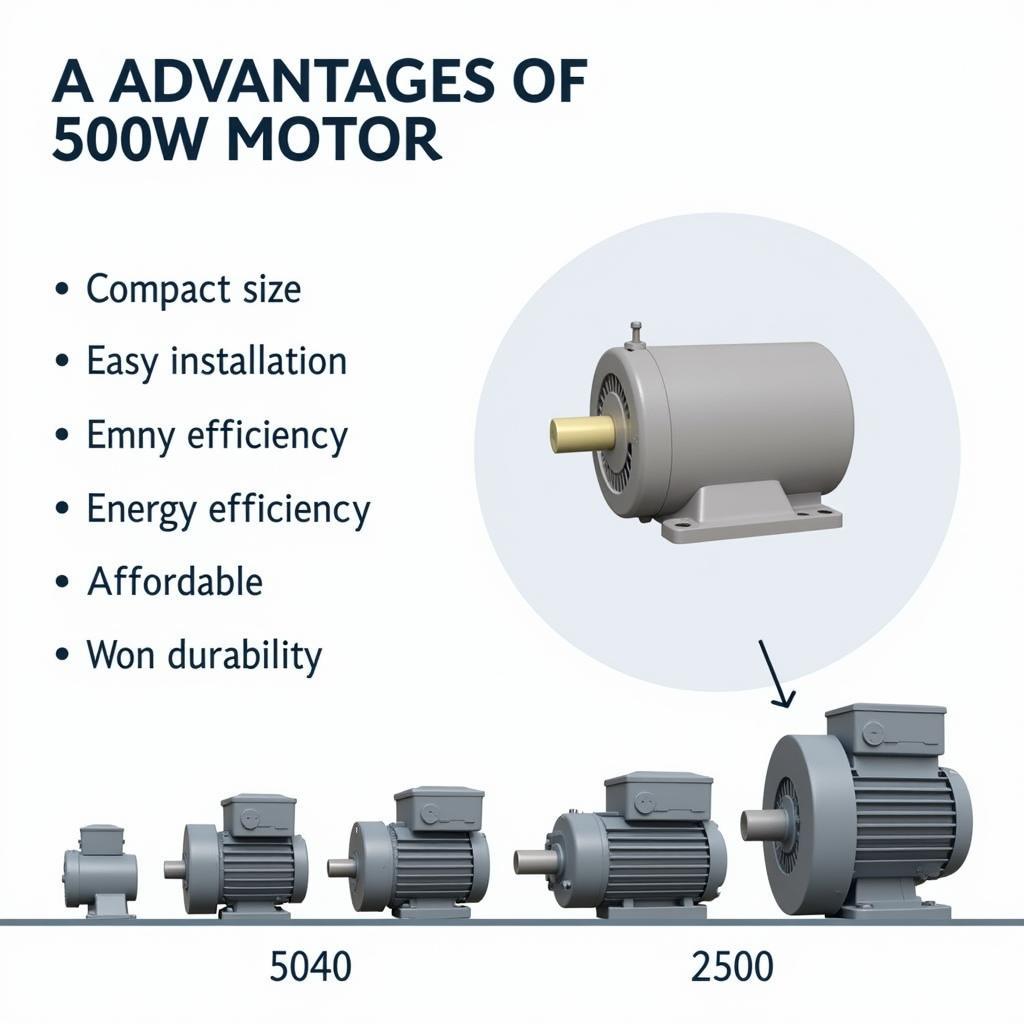 Ưu điểm của động cơ 500W