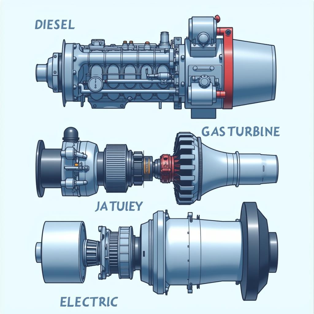 Các Loại Động Cơ Tàu Thủy