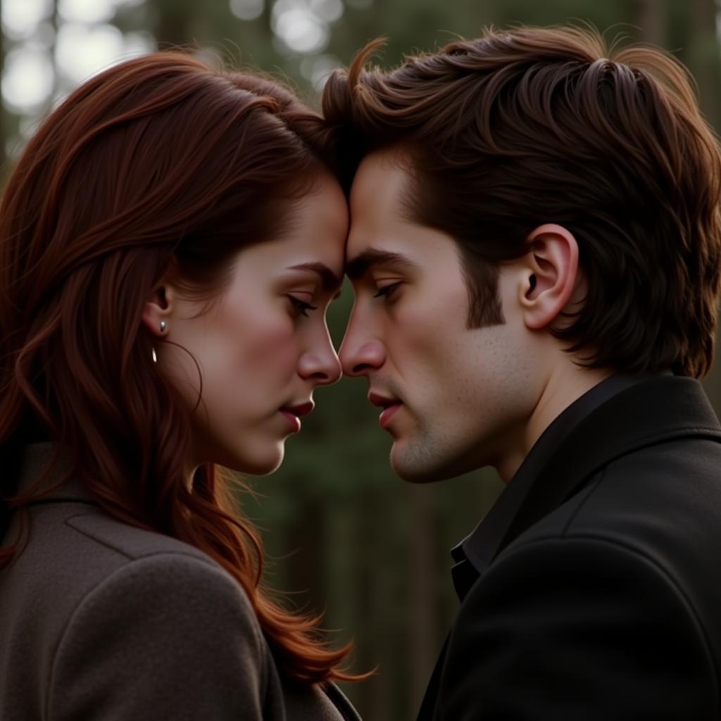 Hình ảnh Bella và Edward trong đồng nhân Twilight