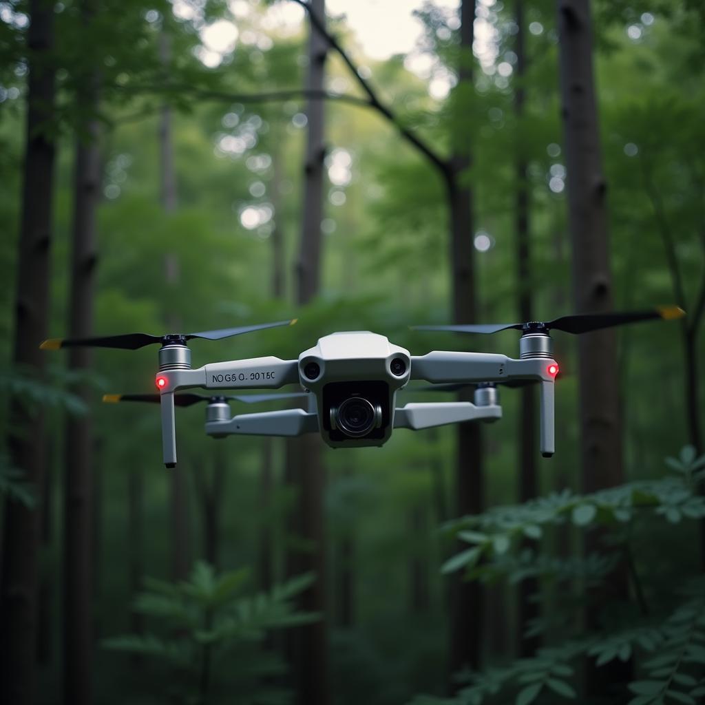 Drone khảo sát rừng