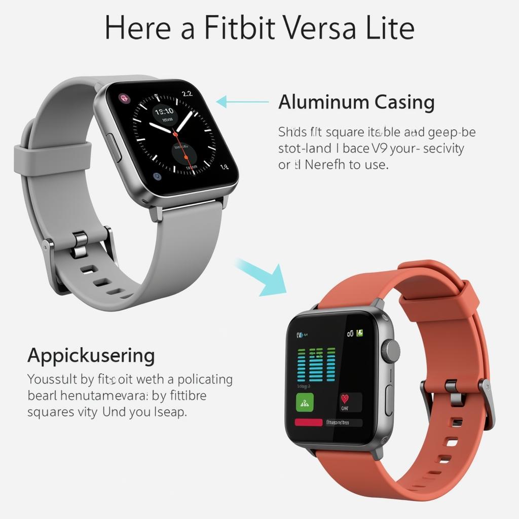 Fitbit Versa Lite: Thiết kế và màn hình