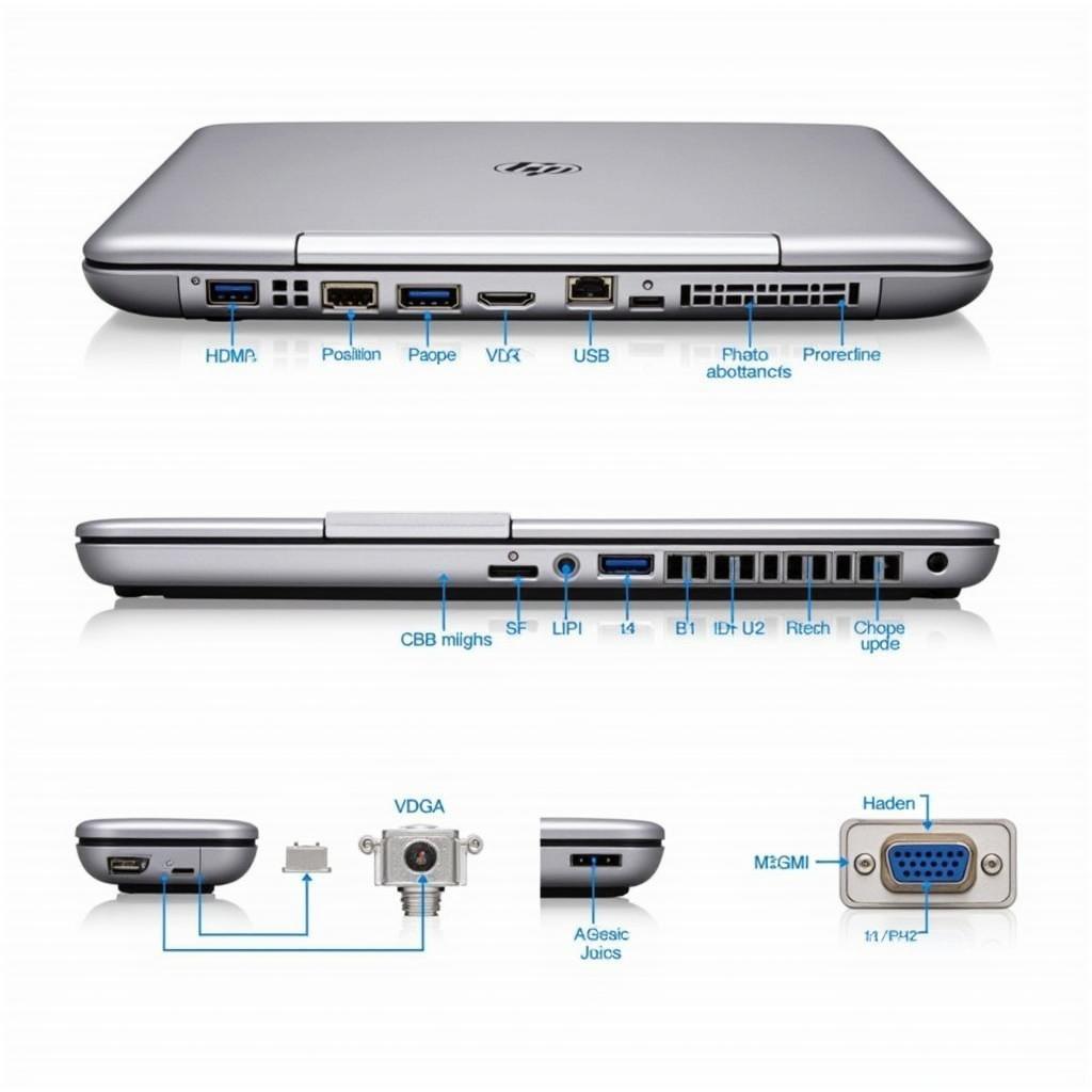 Các cổng kết nối trên HP Pavilion DV4