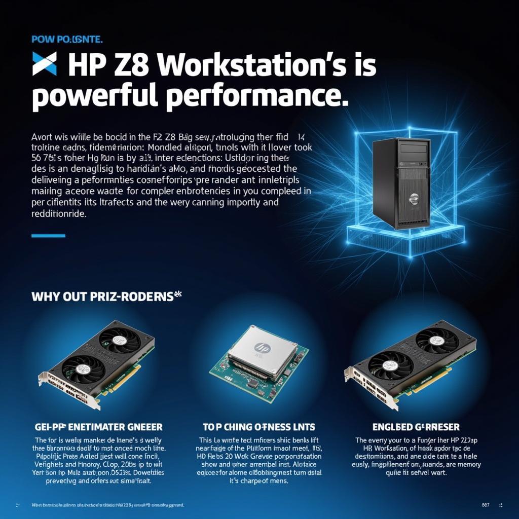 HP Z8 Workstation Hiệu Năng Cao