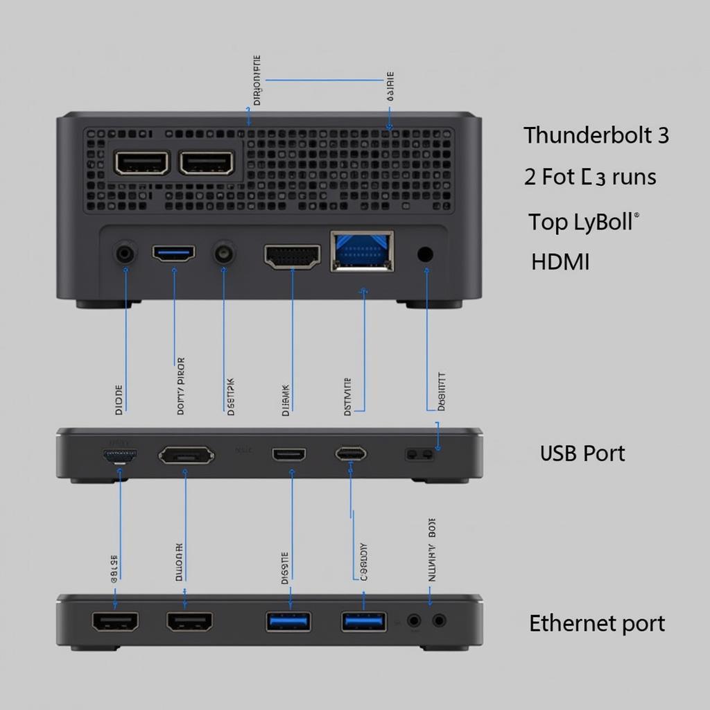 Cổng Kết Nối Intel NUC Hades Canyon