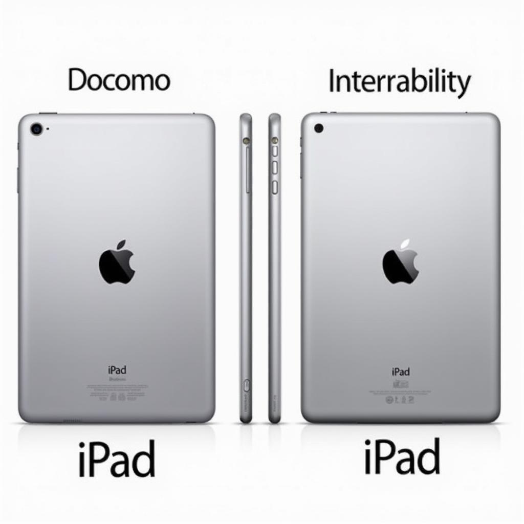 So Sánh iPad Docomo và iPad Quốc Tế