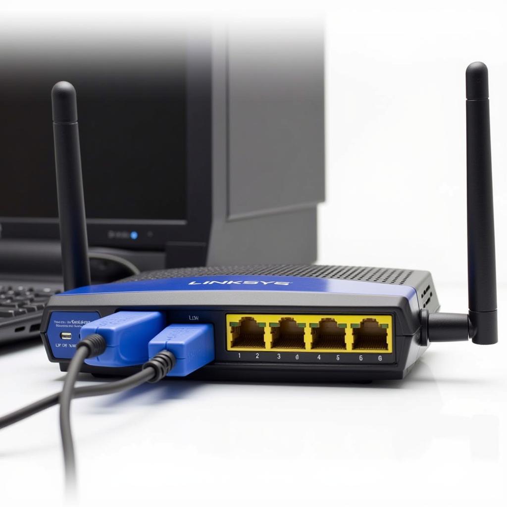 Kết nối Linksys WRT54G với máy tính qua cáp mạng