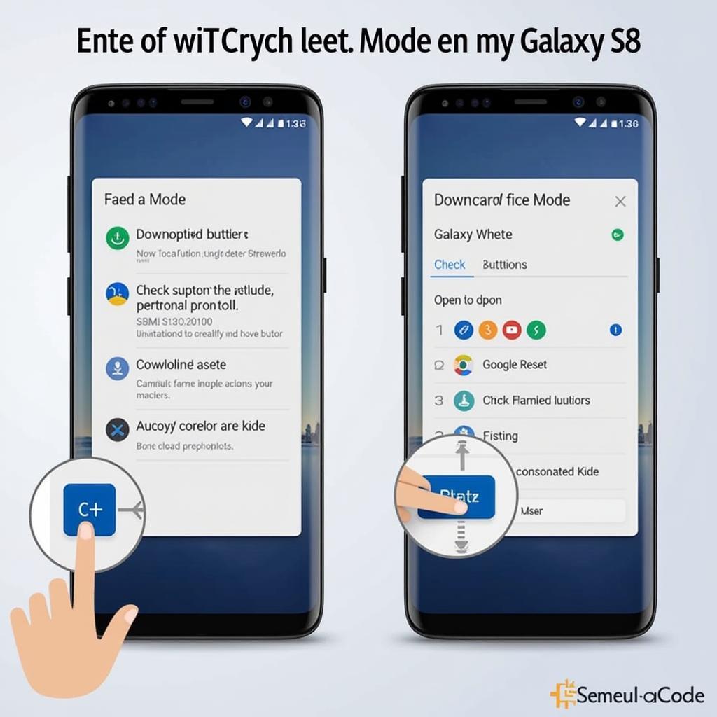 Khắc phục lỗi khi vào Download Mode S8 trên Samsung Galaxy S8