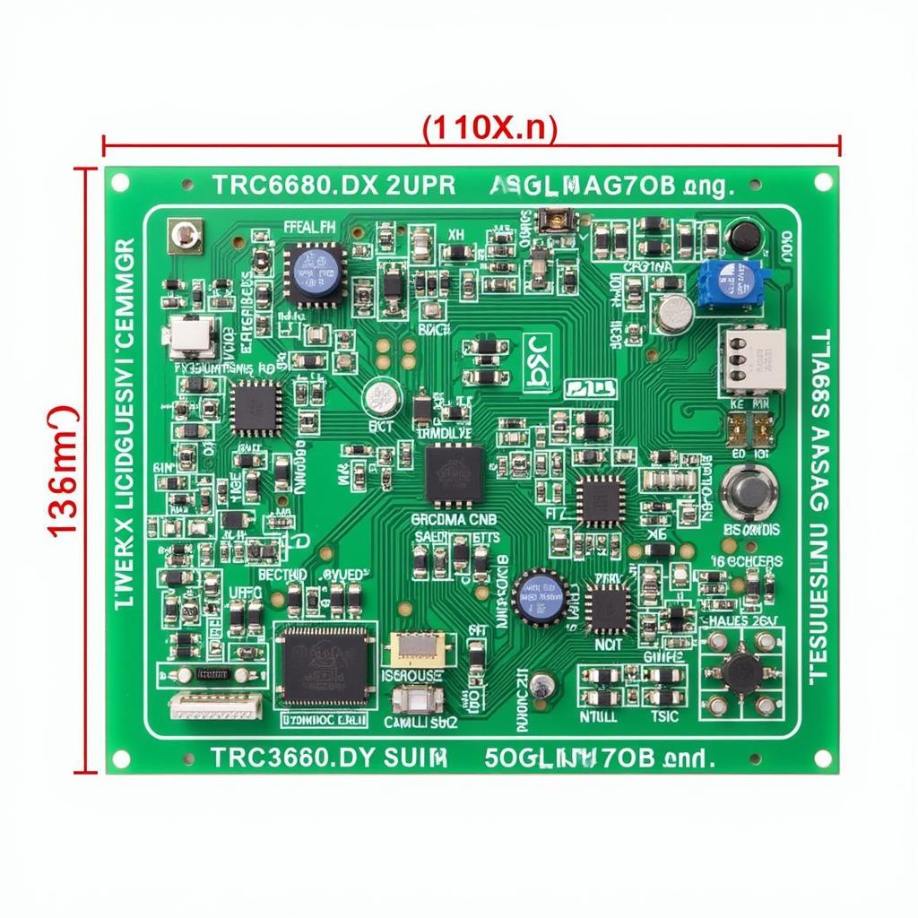 Kích Thước PCB 1.35 x 3200