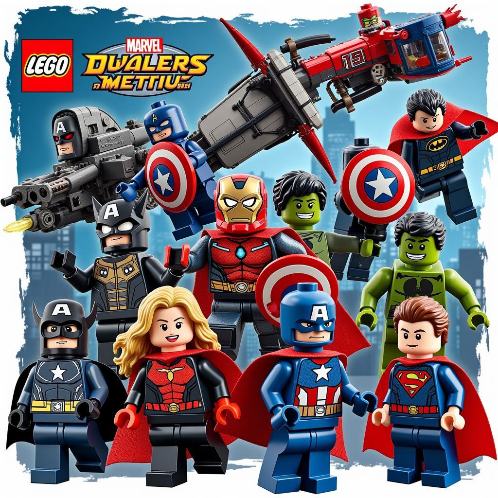 Lego Siêu Nhân Marvel và DC