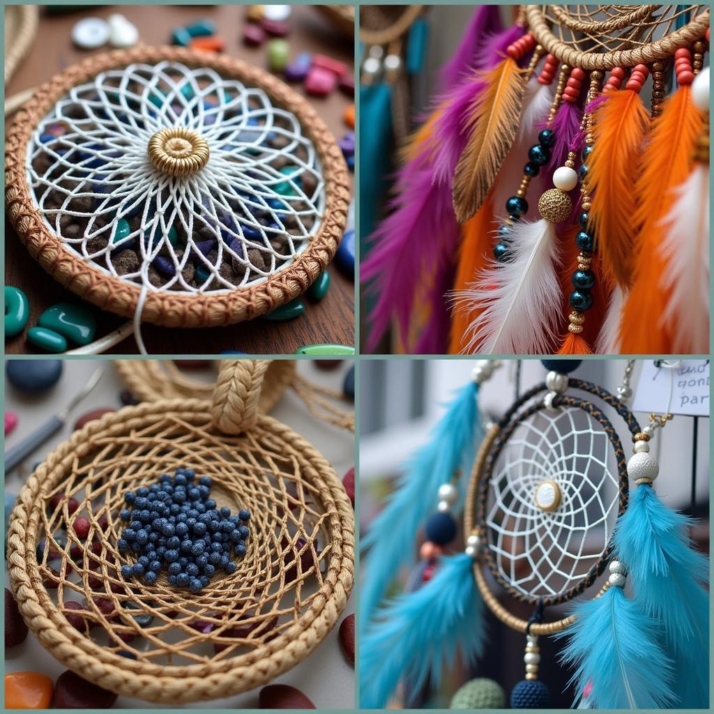 Lựa chọn nguyên liệu dreamcatcher