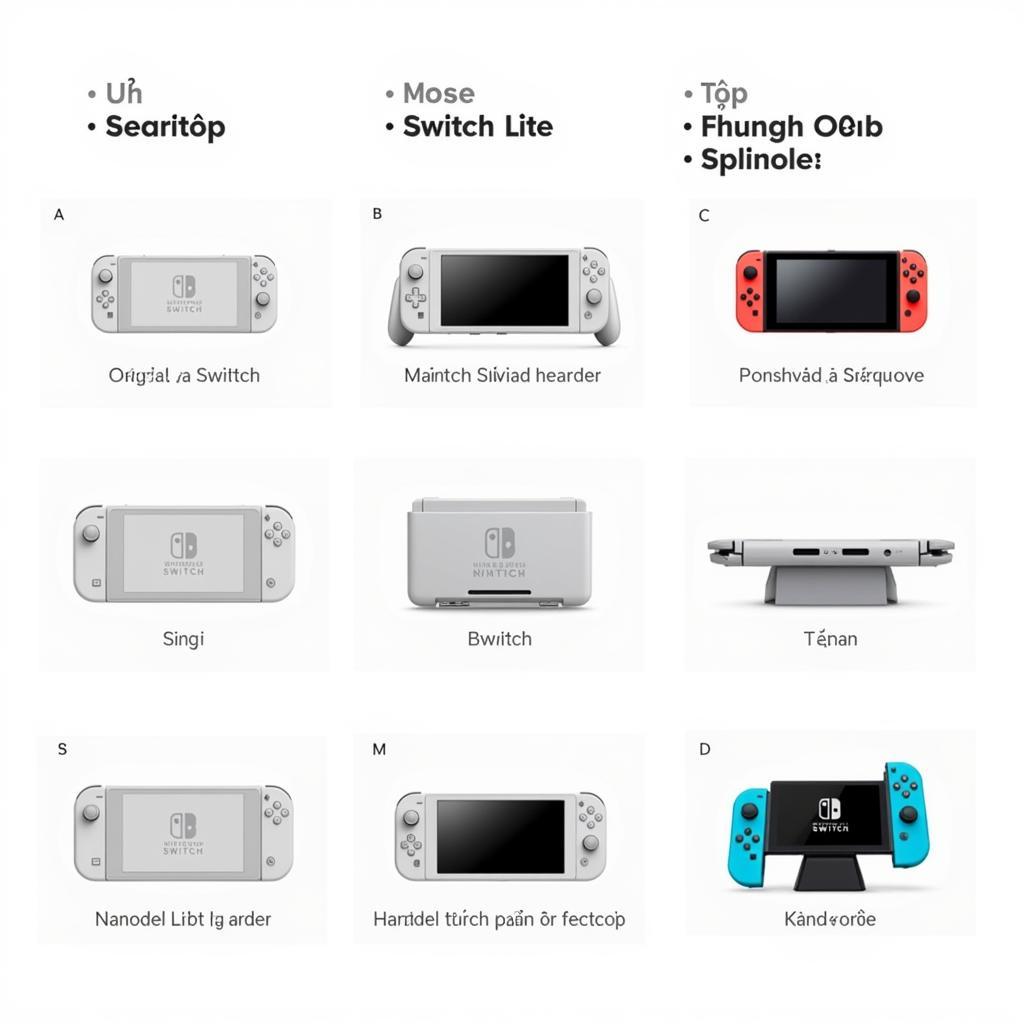 Lựa chọn Nintendo Switch phù hợp