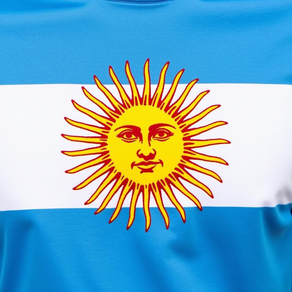 Mặt trời tháng Năm trên logo đội tuyển Argentina