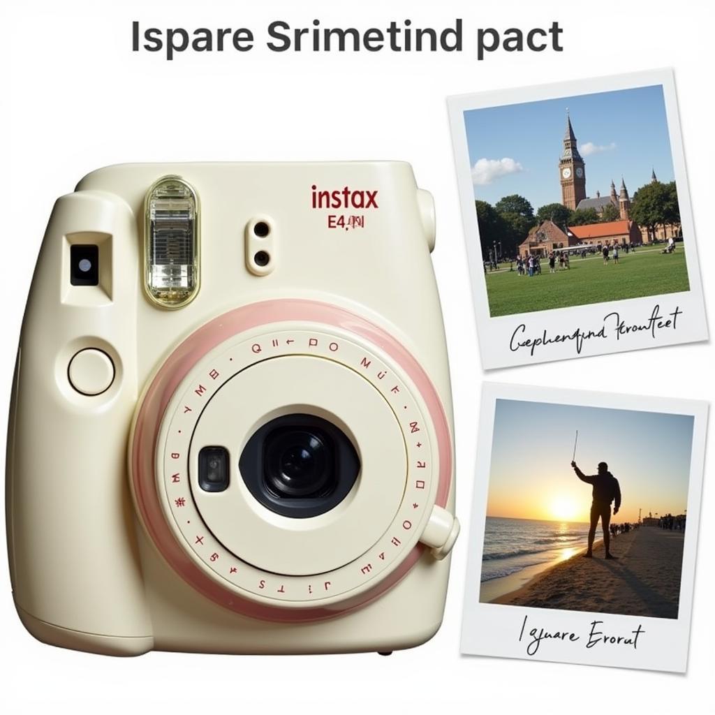 Máy ảnh Instax SQ với định dạng vuông độc đáo