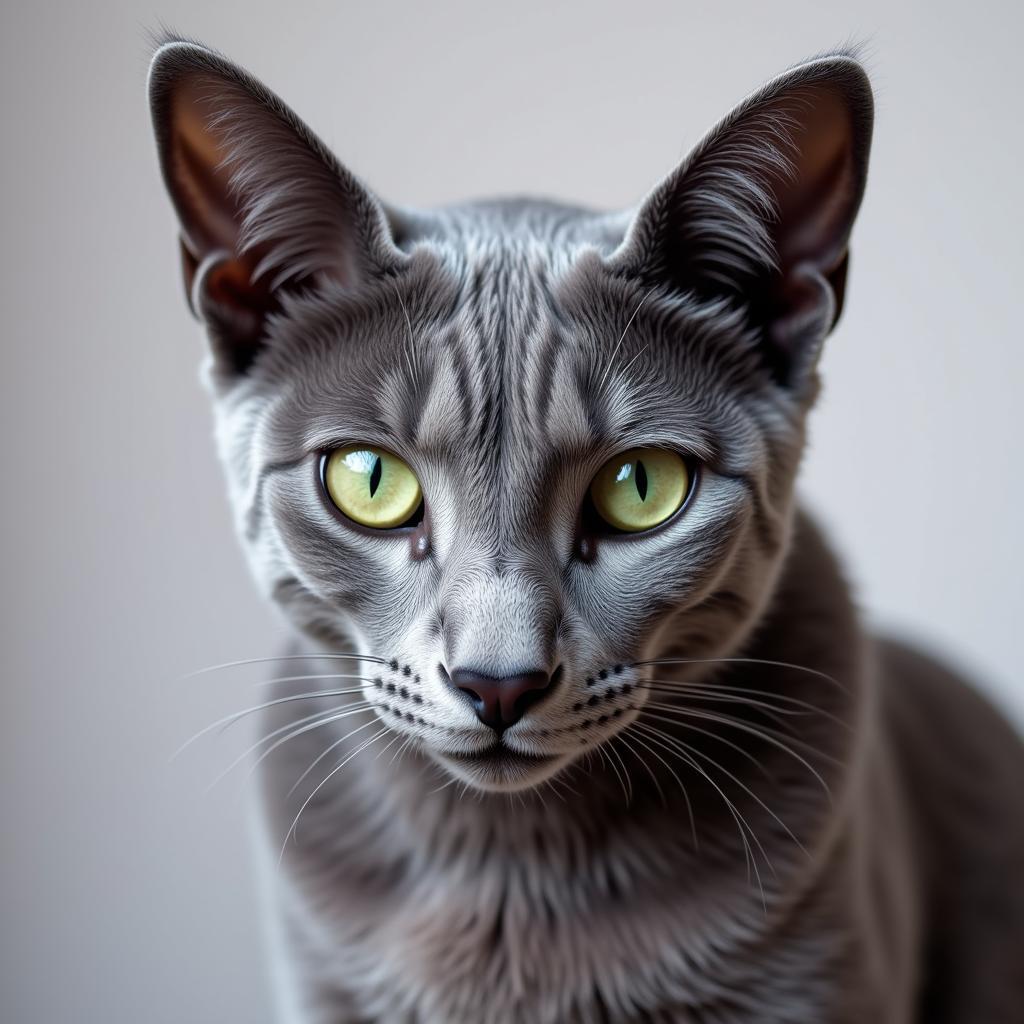 Mèo Nga Lông Xanh Russian Blue