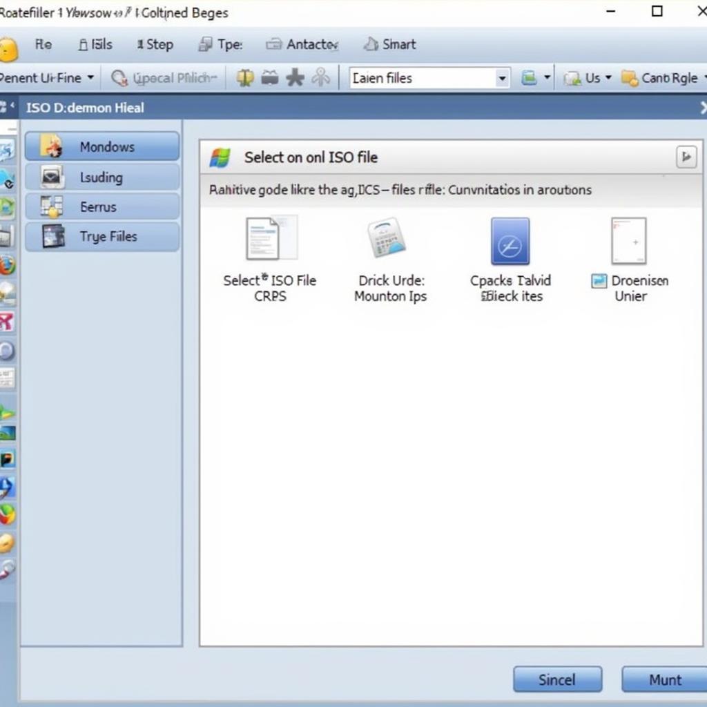 Mở file ISO bằng Daemon Tools