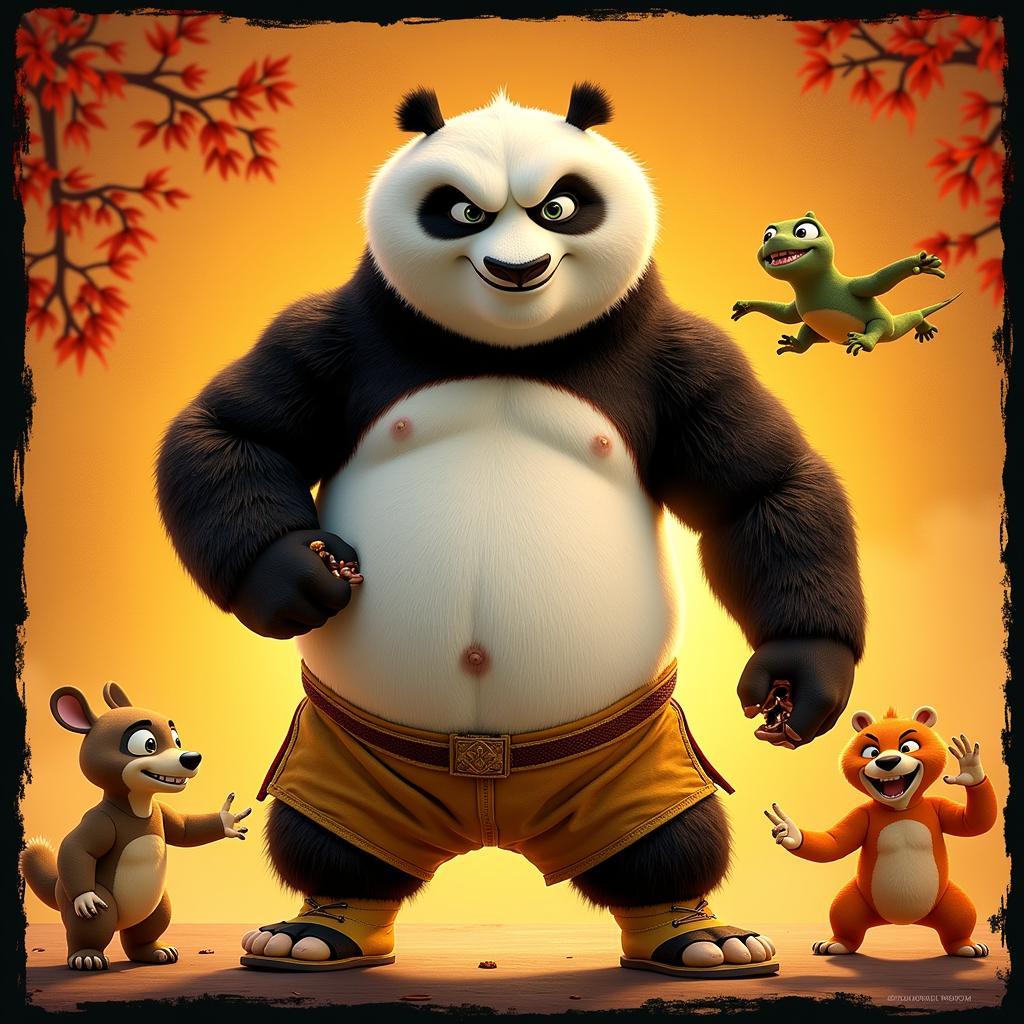 Hành trình của Po trong mô hình Kungfu Panda