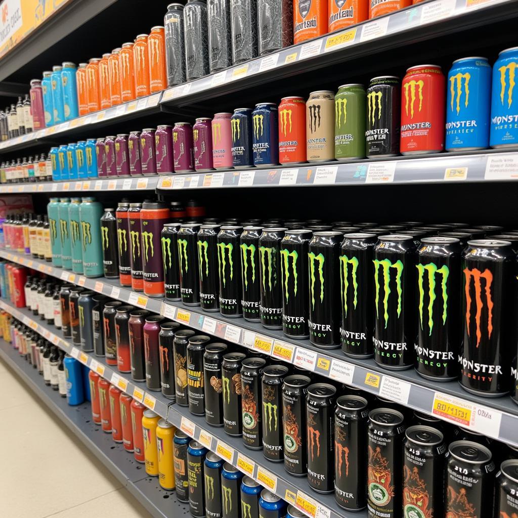 Monster Energy tại cửa hàng tiện lợi Hà Nội