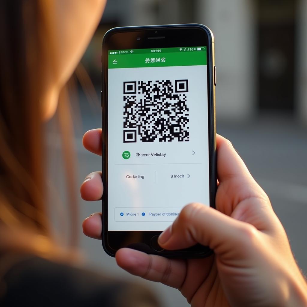 Nhận tiền WeChat qua mã QR