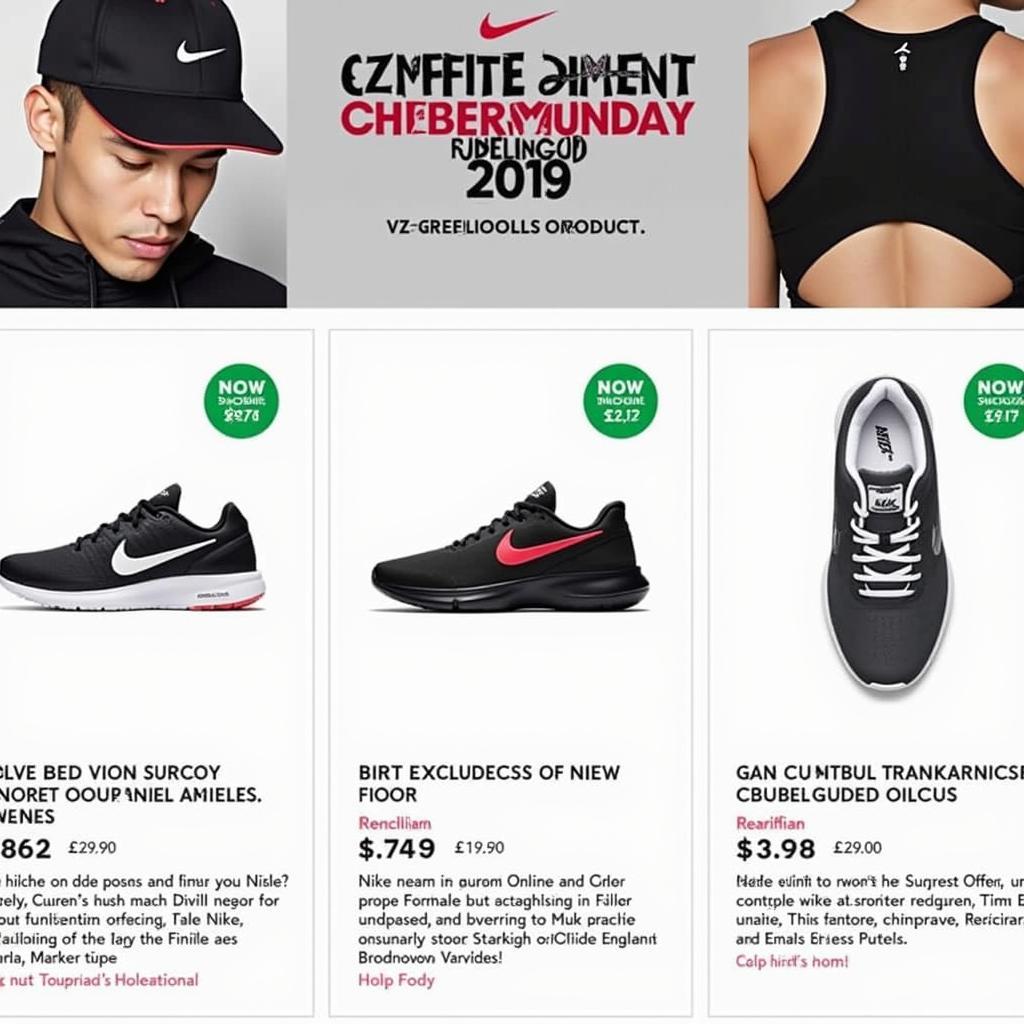 Chương trình khuyến mãi Cyber Monday của Nike năm 2019