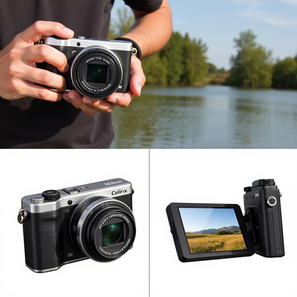 Nikon Coolpix P1000: Thiết kế chắc chắn, màn hình LCD xoay lật